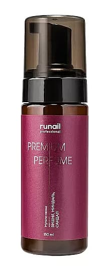 RuNail Очищающая мульти-пенка для маникюра и педикюра (вишня, миндаль, сандал) 150 мл.