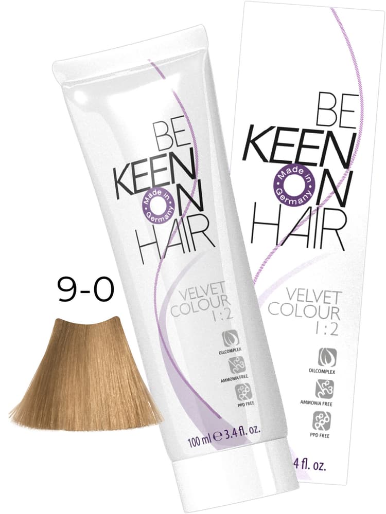 KEEN VELVET COLOUR 9.0 Светлый блондин/ Hellblond, 100 мл, без аммиака