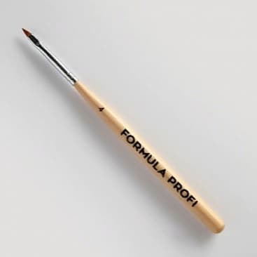 Formula Profi Кисть лепесток для геля нейлоновая №4