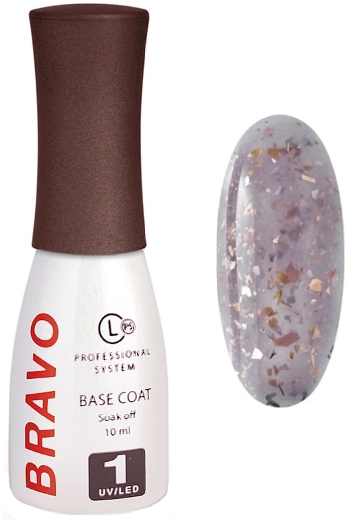 Bravo Цветное базовое покрытие EFFECT 08, Milk 10мл 