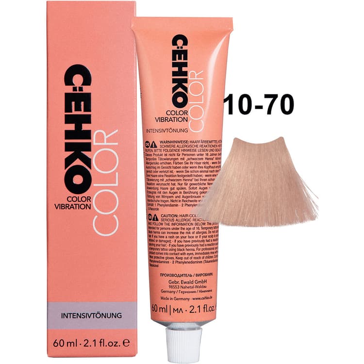 C:EHKO Color Vibration 10/70 Ультра-светл. ванильный блондин/Ultrahellblond vanille 60 мл