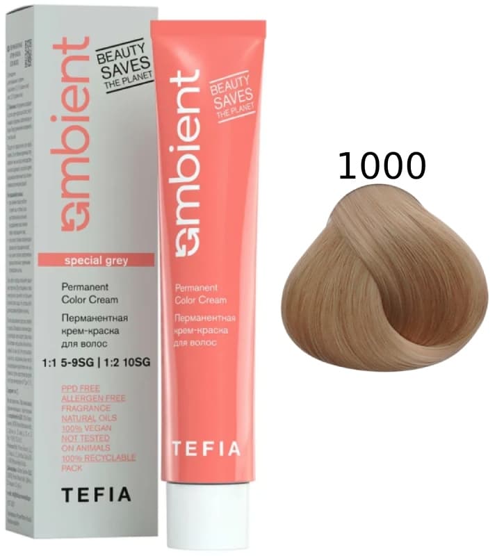 TEFIA AMBIENT 1000 Специальный блондин натуральный 60 мл