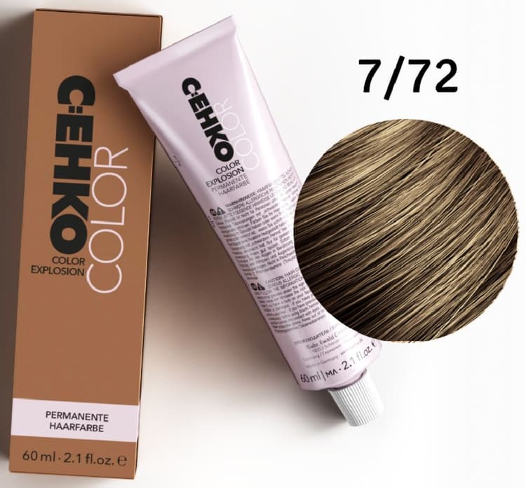 C:EHKO Color Explosion 7/72 Средний блондин коричнево-пепельный 60 мл