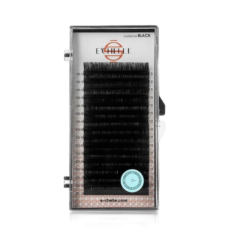 E'CHELLE РЕСНИЦЫ BLACK MIX (D+ 0.07 6-13 mm)