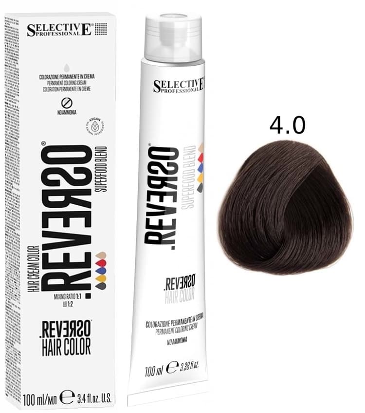 SELECTIVE Reverso Hair Color 4.0 Каштановый