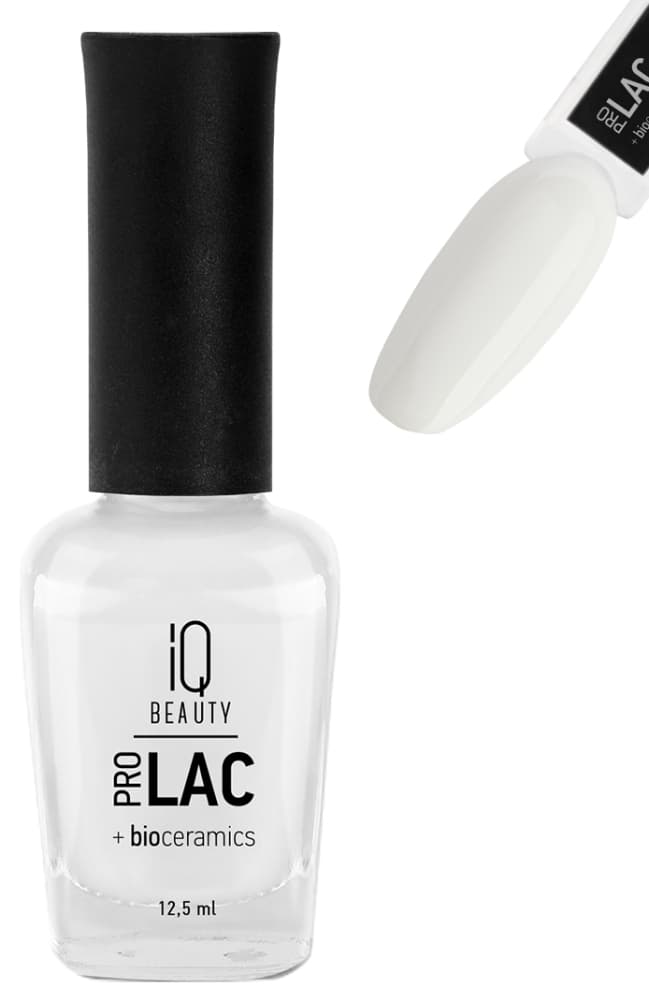 IQ BEAUTY PROLAC Лак для ногтей укрепляющий с биокерамикой 12.5 мл № 002