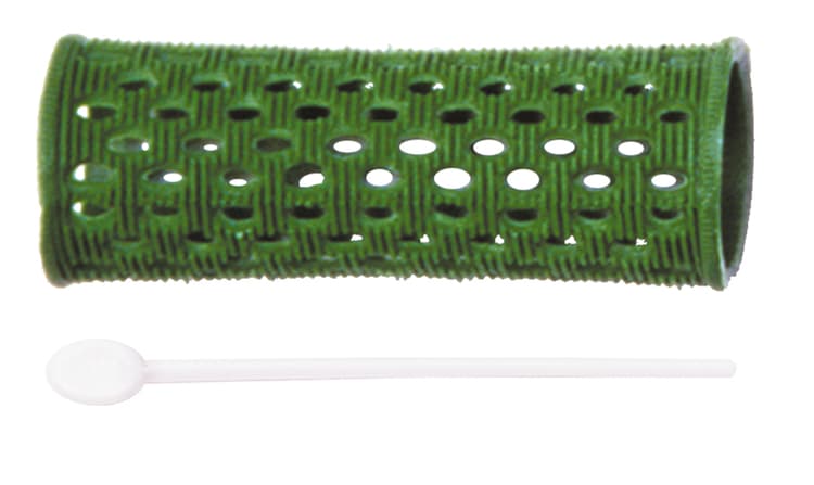 Dewal Бигуди пласт. длинные 67 мм., d. 26 мм, зеленые, 12 шт/уп