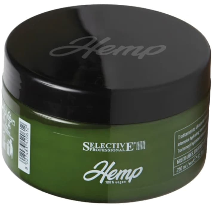SELECTIVE HEMP Маска для интенсивного увлажнения и кондиционирования сухих и ломких волос 250 мл