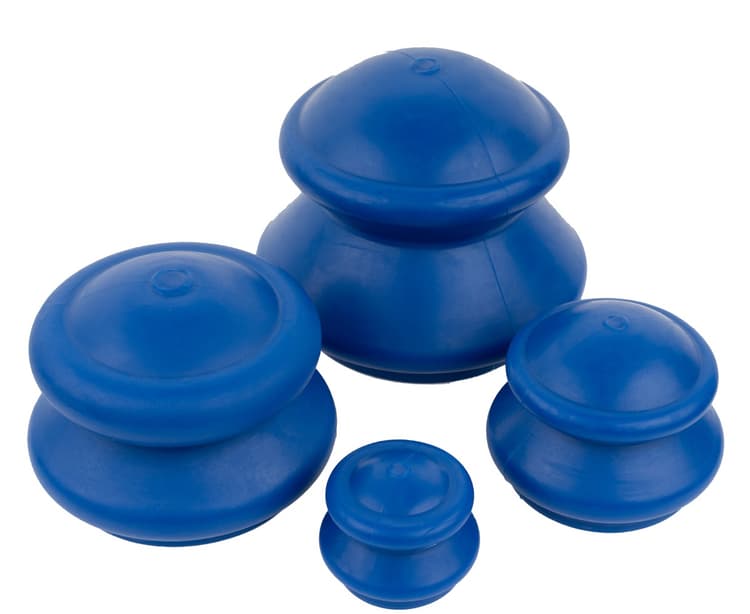 Aroma Jazz Набор банок для вакуумного массажа из антиаллергенной резины 4 шт/уп. (25, 40, 50, 65 мм)