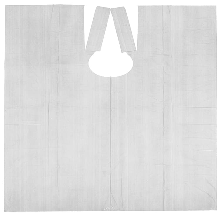 Пеньюар одноразовый п/э прозрачный 130*160 (10 шт/уп.)  