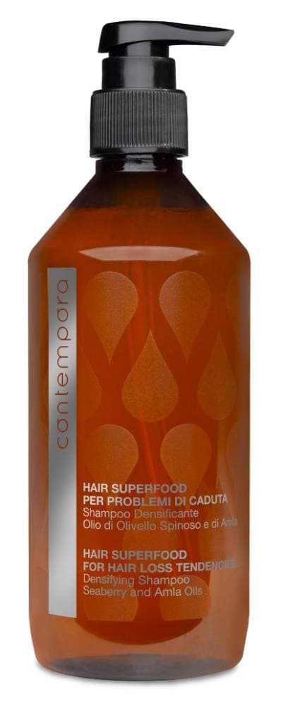 BAREX СОNTEMPORA Уплотняющий Шампунь с маслом облепихи и маслом амлы, склонных к выпадению 500 мл.