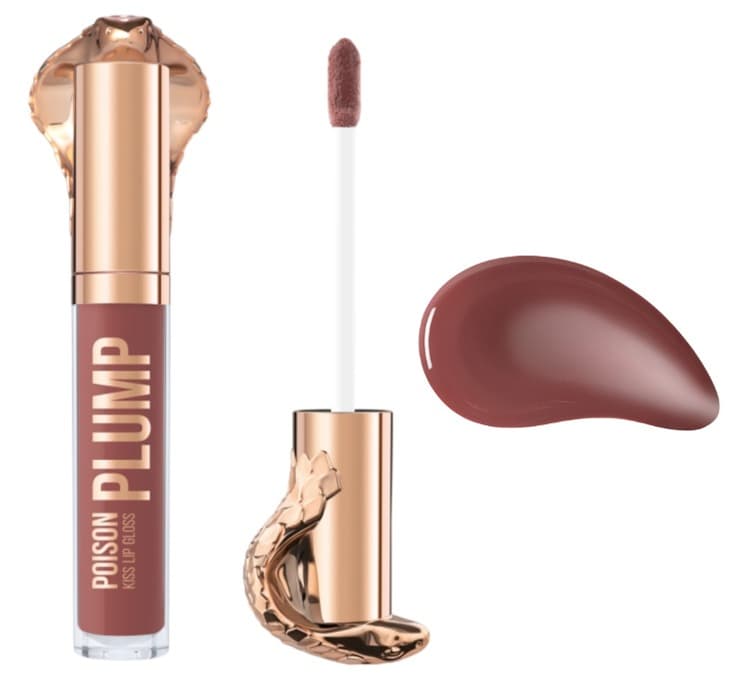 Stellary Блеск-плампер для губ / Gloss Poison Kiss тон 05 (night huntress/красно-коричневый), 4 мл