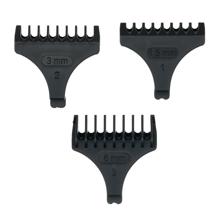 Dewal Насадки комплект 3 шт. (1,5; 3; 6  мм) к машинке Dewal 03-086
