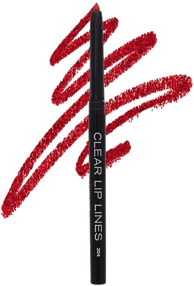 Parisa Карандаш для макияжа губ автоматический (204 алый), 1,2 гр.