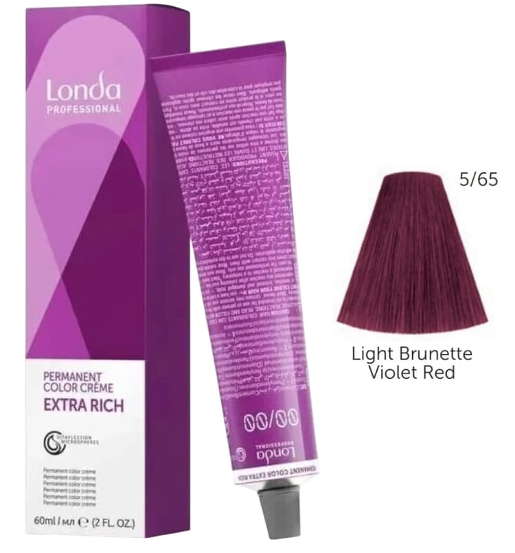 LONDACOLOR micro reds 5/65 светлый шатен фиолетово-красный
