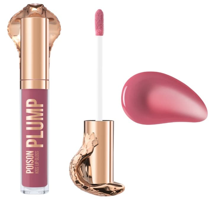 Stellary Блеск-плампер для губ / Gloss Poison Kiss тон 04 (hot kiss/малиновый), 4 мл