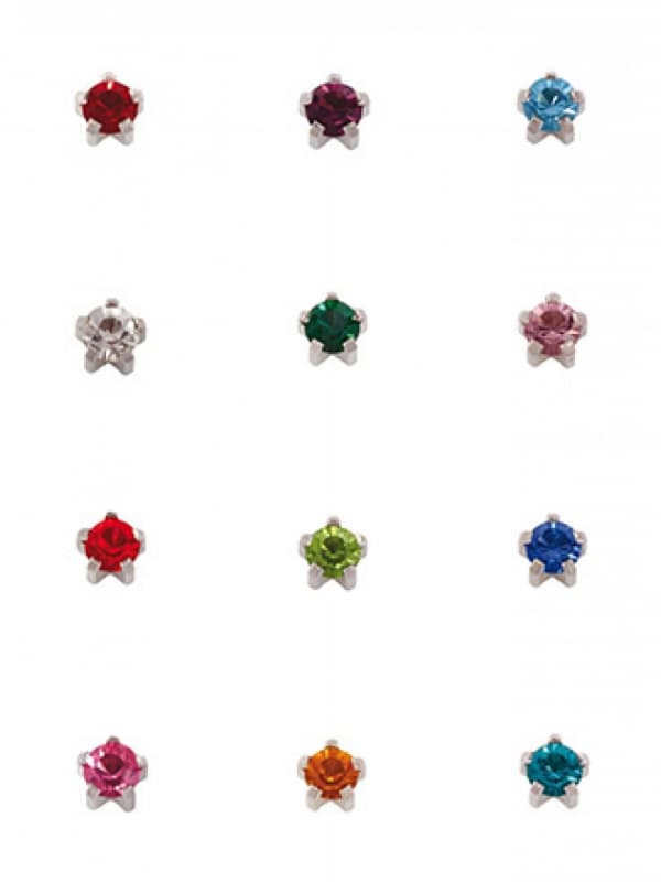 Studex серьги медицинские R113 Крапан Гороскоп 12 пар сталь