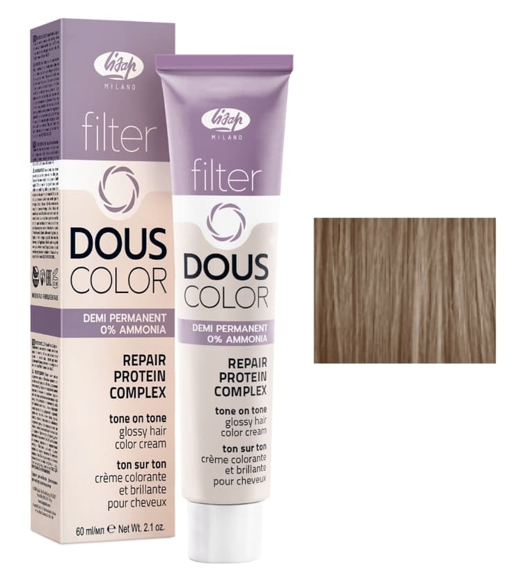 Lisap Filter Douscolor 9/7 очень светлый блондин бежевый 60 мл