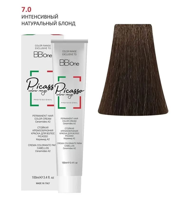 PICASSO 7.0 Intense Natural Blond Крем-краска перманентная