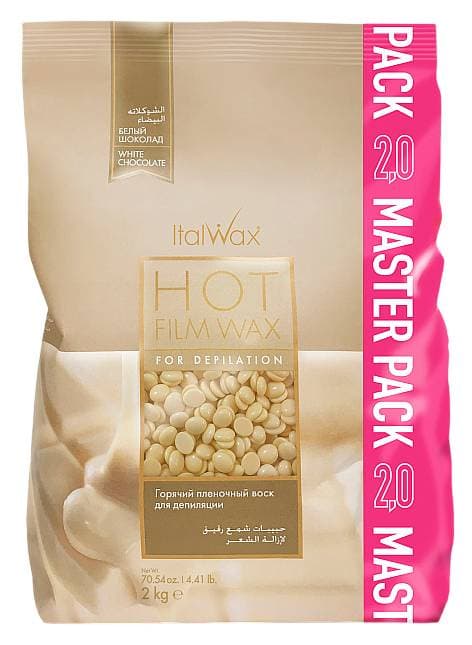 ItalWax Воск горячий (пленочный) белый шоколад, гранулы 2000гр 
