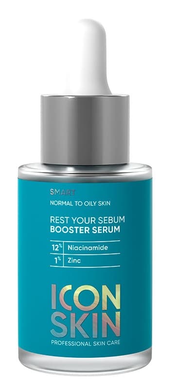 ICON SKIN SMART Себорегулирующая сыворотка-концентрат с ниацинамидом REST YOUR SEBUM 30 мл