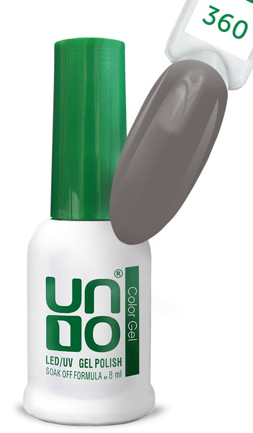 Гель-лак "Uno" - 360, Лакричное мороженое - Licorice Ice Cream, 8 мл 
