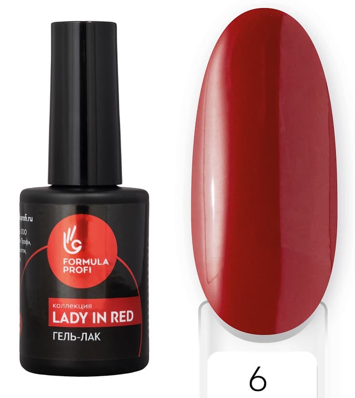 Formula Profi Гель-лак "Lady in Red" №06, 10мл