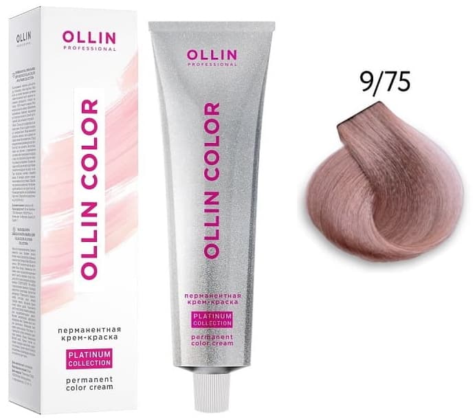 OLLIN COLOR Platinum Collection 9/75 100 мл Перманентная крем-краска для волос