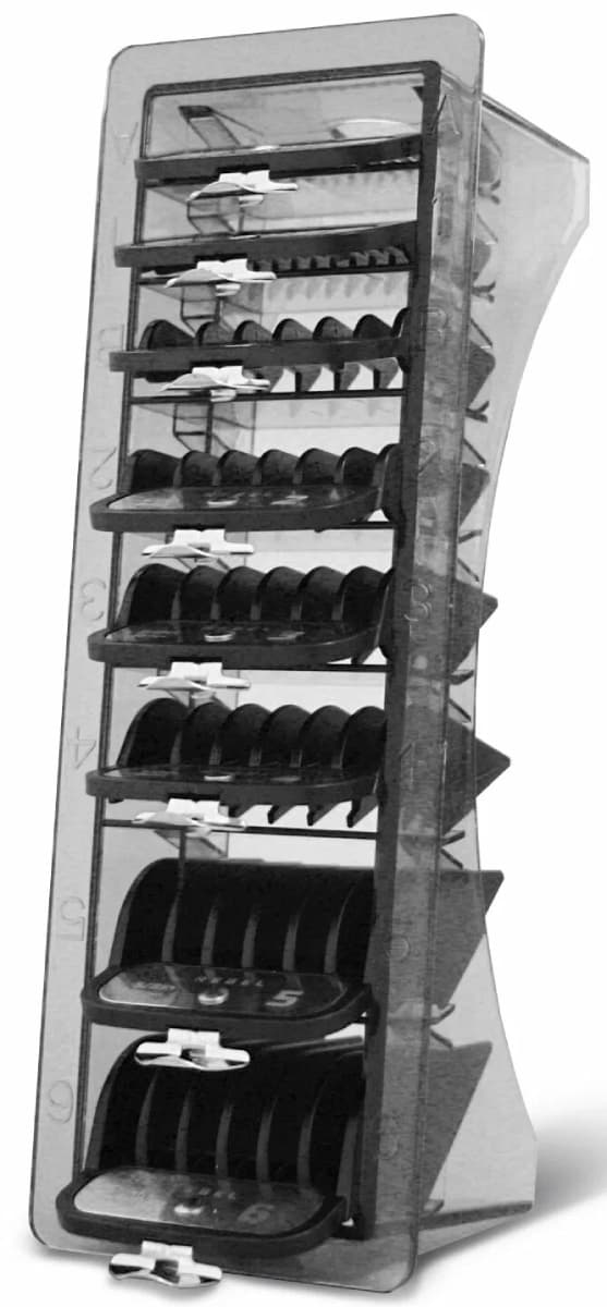 REBEL BARBER Комплект насадок 8 шт. д/машинок (1,5мм, 3мм, 4,5мм, 6мм, 10мм, 13мм, 16мм, 19мм)