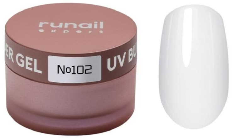 RuNail Expert Гель моделирующий UV BUILDER GEL №102, 50г банка