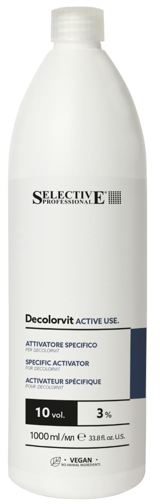 SELECTIVE DECOLOR VIT ACTIVE USE- 3% Специальный активатор 1000 мл