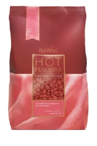 ItalWax Воск горячий (пленочный) розовый, гранулы 1000гр