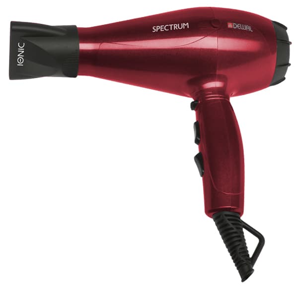 DEWAL Фен Spectrum с ионизацией, красный, 2200W
