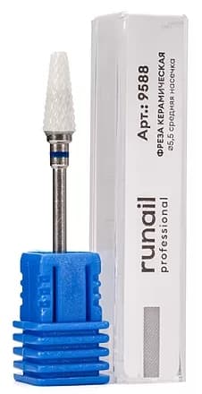 Фреза керамическая скруглённый конус, диаметр 5,5 мм средняя насечка