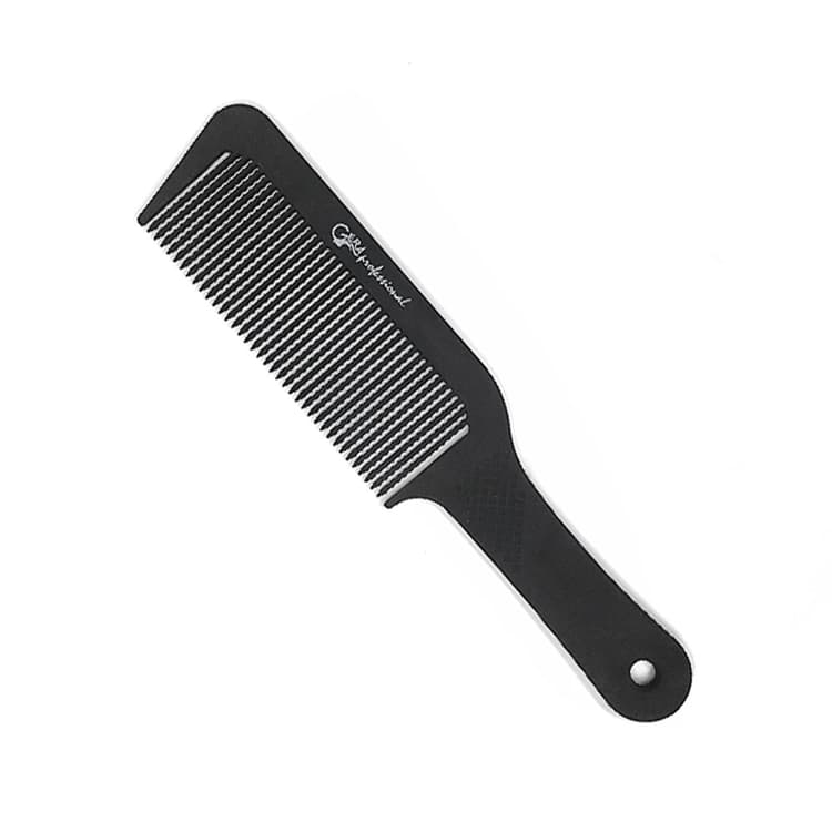 Gera Professional Расческа для стрижки машинкой большая, карбоновая, цвет черный