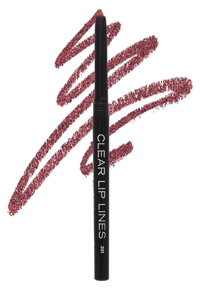 Parisa Карандаш для макияжа губ CLEAR LIP LINES автоматический (201 коричневый), 1,2 гр.