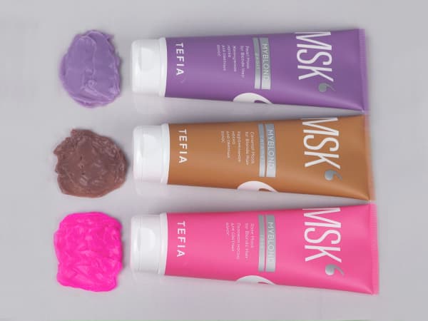 Коллекция оттеночных масок TEFIA MY BLOND для использования в оттенках блонд