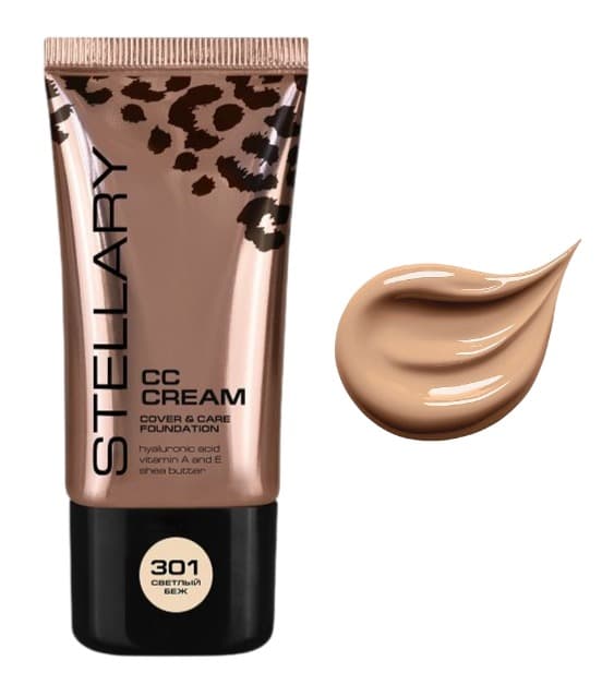 Stellary СС-крем / CC-cream тон 301 (светлый бежевый), 25 мл