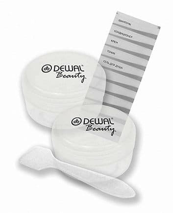 Dewal Дорожный набор баночек (Баночка 10 гр - 2 шт. + лопатка для крема)