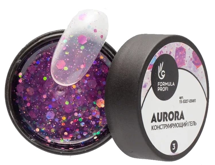 Formula Profi Конструирующий гель "Aurora" №3, 15гр