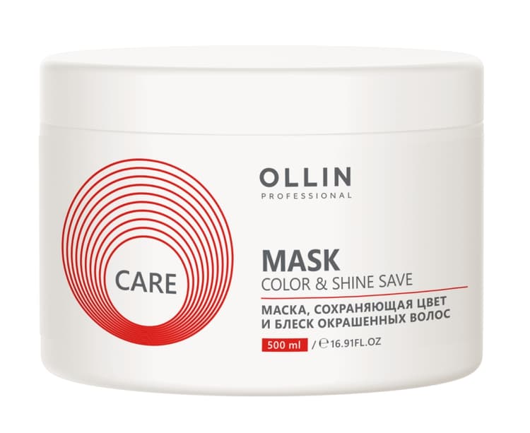 OLLIN CARE Маска, сохраняющая цвет и блеск окрашенных волос 500мл