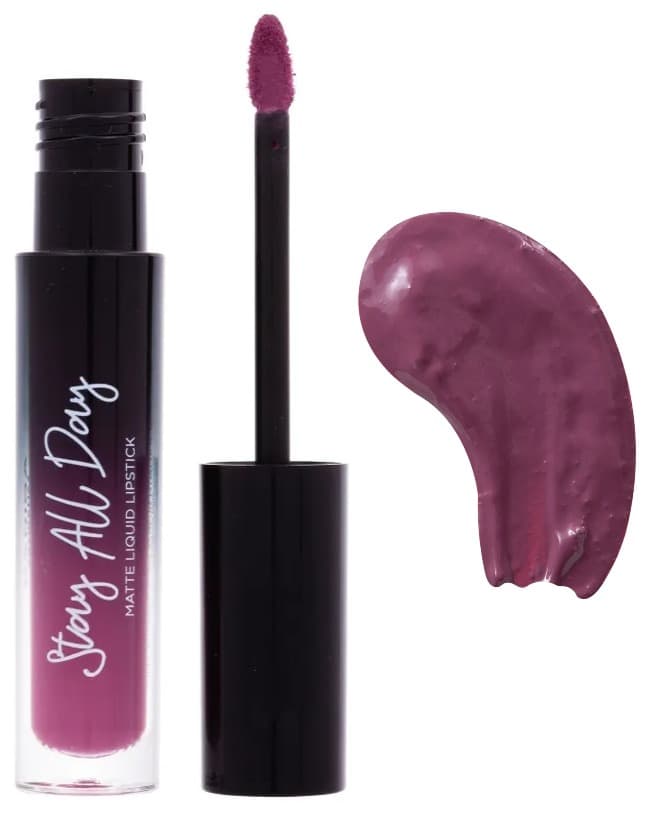 Parisa Жидкая помада MATTE для макияжа губ "Stay all day" (03 винный), 4 мл