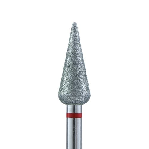 Фреза Алмазная Почка длинная d.5 (красная насечка) (ВладМиВа) ДРЧ 120