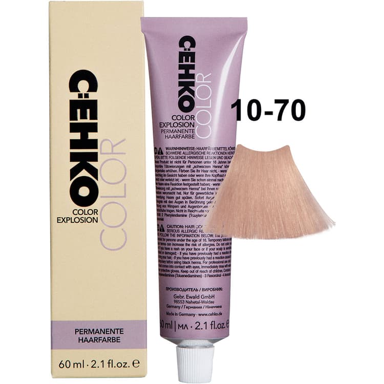 C:EHKO Color Explosion 10/70 Ультра-светл. ванильный блондин/Ultrahellblond vanille 60 мл