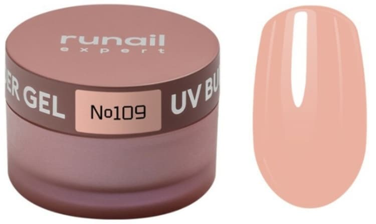RuNail Expert Гель моделирующий UV BUILDER GEL №109, 15г банка