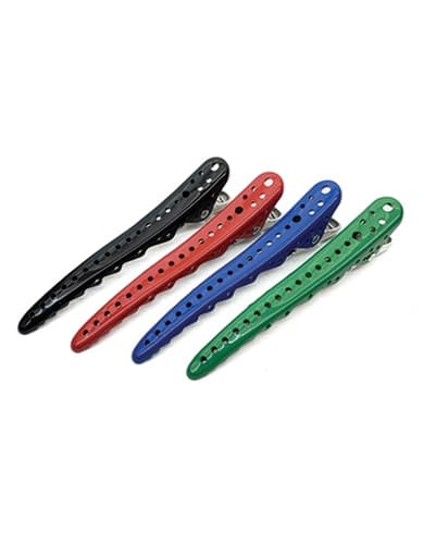 Kapous Зажимы парикмахерские металлические 114*14*25 мм, 4 шт/уп.