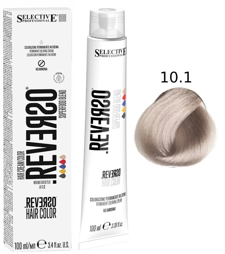 SELECTIVE Reverso Hair Color 10.1 Экстра светлый блондин пепельный