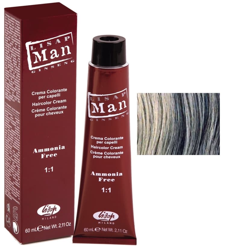 Lisap Man color 0/18 светло-серебристый 60 мл