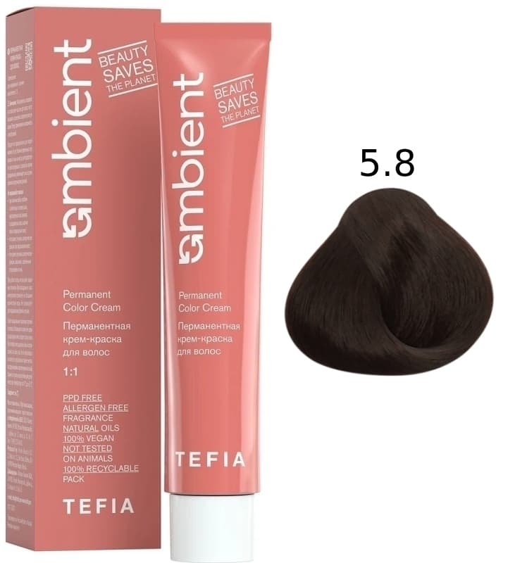TEFIA AMBIENT 5.8 Светлый брюнет коричневый 60 мл