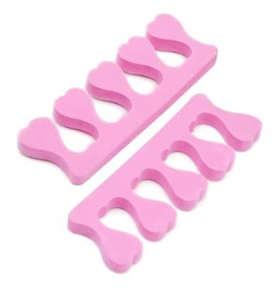 Разделитель пальцев ног цвет розовый (10 пар в упаковке)
